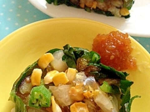 夏野菜と白身魚(たら)のテリーヌ♪